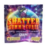 Higher Fire Extracts - Shatter Gummy Cubes - Grape 2500mg THC - West Coast Cannabis