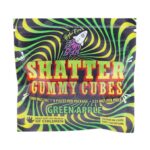 Higher Fire Extracts - Shatter Gummy Cubes - Green Apple 1000mg THC - West Coast Cannabis