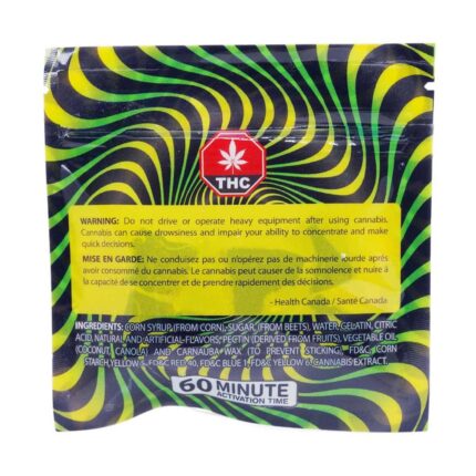 Higher Fire Extracts - Shatter Gummy Cubes - Green Apple 2500mg THC - West Coast Cannabis