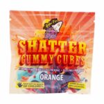 Higher Fire Extracts - Shatter Gummy Cubes - Orange 2500mg THC - West Coast Cannabis