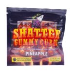 Higher Fire Extracts - Shatter Gummy Cubes - Pineapple 2500mg THC - West Coast Cannabis