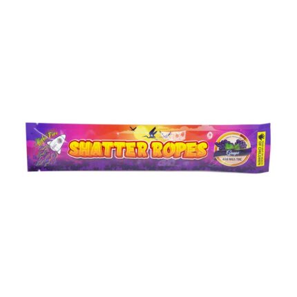 Higher Fire Extracts - Shatter Ropes - Grape 650MG THC - West Coast Cannabis
