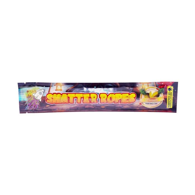 Higher Fire Extracts - Shatter Ropes - Pineapple 3000MG THC - West Coast Cannabis