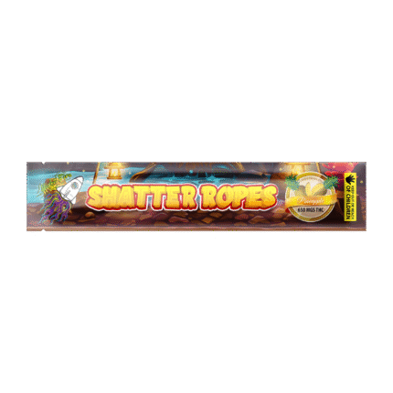Higher Fire Extracts - Shatter Ropes - Pineapple 650MG THC - West Coast Cannabis