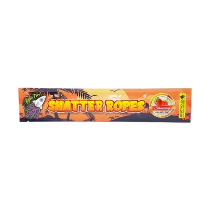 Higher Fire Extracts - Shatter Ropes - Strawberry 650MG THC - West Coast Cannabis