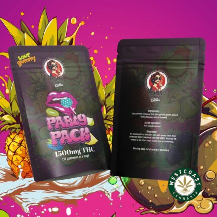 Mama Anne's Edibles - Party Pack Gummy - 1500mg THC - West Coast Cannabis