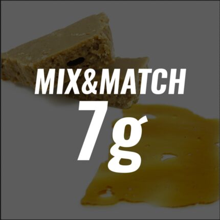 Multi Pack (Budder, Live Resin, Shatter, Crumble, Wax, Caviar) - 7g - 7 x 1g - West Coast Cannabis