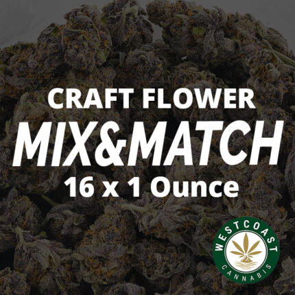 Multi Pack - Craft Flowers AAAA+ Pound - 16 x 28g - West Coast Cannabis