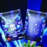 One Life Edibles - Blue Raspberry Gummy - 300mg THC (Indica) - West Coast Cannabis