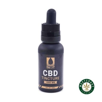 One Life Tincture - 1000mg CBD - West Coast Cannabis