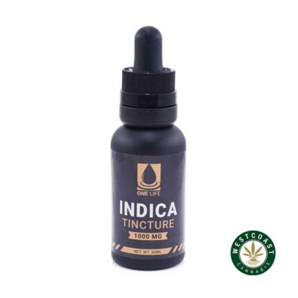 One Life Tincture - 1000mg THC Indica - West Coast Cannabis