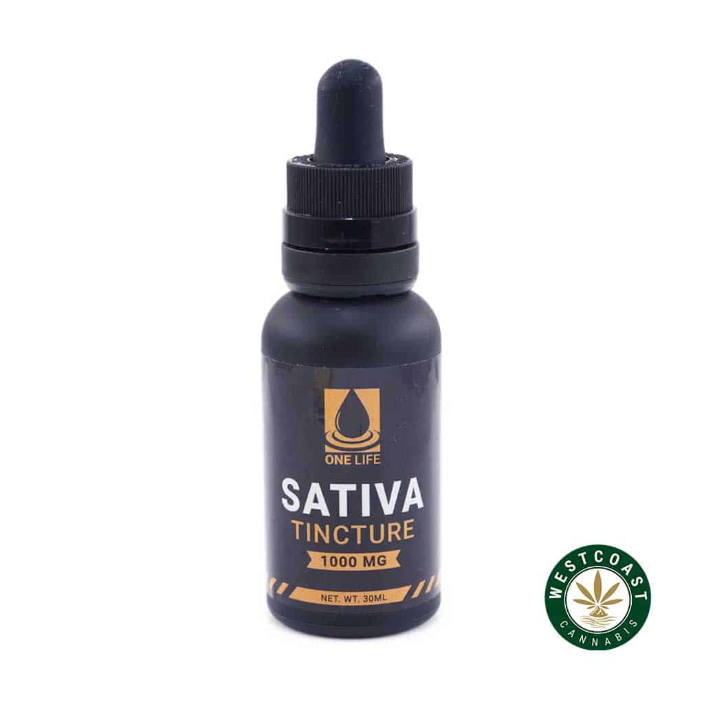 One Life Tincture - 1000mg THC Sativa - West Coast Cannabis One Life Tincture - 1000mg THC Sativa - West Coast Cannabis