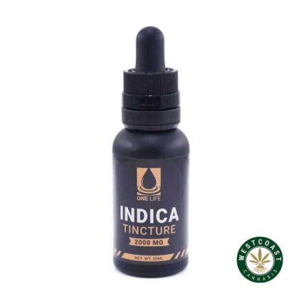 One Life Tincture - 2000mg THC Indica - West Coast Cannabis
