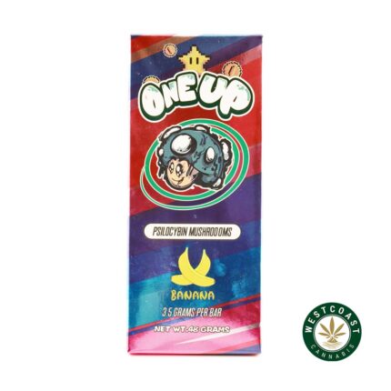 One Up - Psilocybin Mushrooms - Banana 3.5G Chocolate - West Coast Cannabis