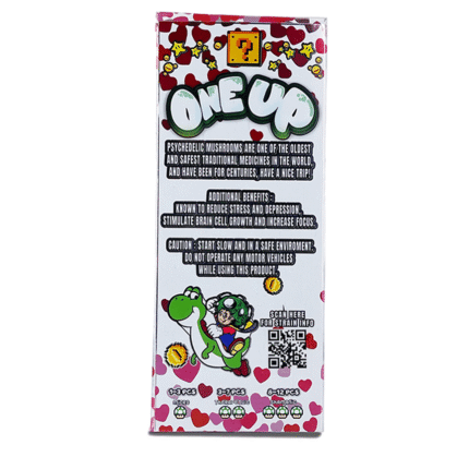 One Up - Psilocybin Mushrooms - Strawberry and Cream 3.5G Chocolate - West Coast Cannabis