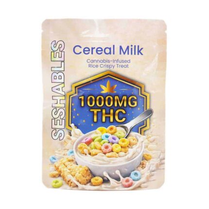 Seshables Rice Crispy - Cereal Milk 1000mg THC - West Coast Cannabis