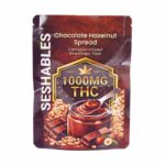 Seshables Rice Crispy - Chocolate Hazelnut Spread 1000mg THC - West Coast Cannabis