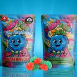Sky High Edibles - Blue Raspberry + Watermelon Gummy 3000mg THC - West Coast Cannabis