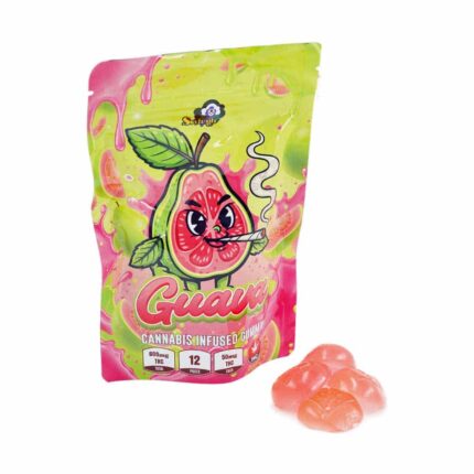 Sky High Edibles - Guava Gummy 600mg THC - West Coast Cannabis