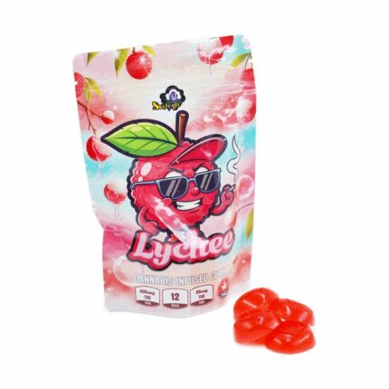 Sky High Edibles - Lychee Gummy 600mg THC - West Coast Cannabis