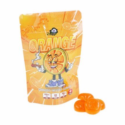 Sky High Edibles - Orange Gummy 600mg THC - West Coast Cannabis