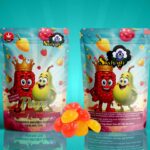 Sky High Edibles - Pear + Royal Raspberry Gummy 3000mg THC - West Coast Cannabis