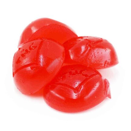 Sky High Edibles - Pomegranate Gummy 600mg THC - West Coast Cannabis