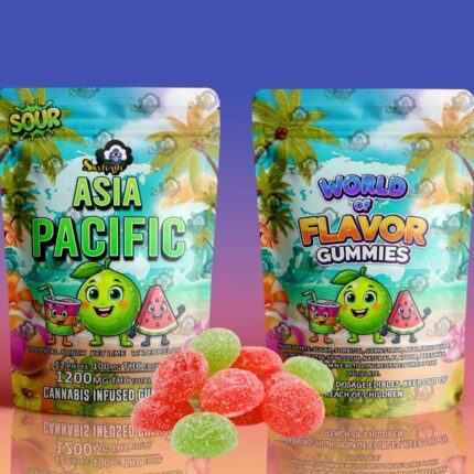 Sky High Edibles - World of Flavor Gummies - Asia Pacific (1200mg THC) - West Coast Cannabis