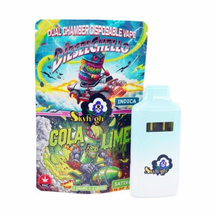 Sky High Extract - Dual Chamber Vape - Dieselchello (Indica) + Cola Lime (Sativa) - (4 Grams + 4 Grams) - West Coast Cannabis