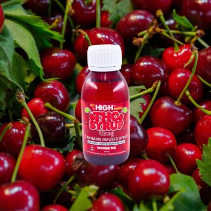 Sky High Syrup - Cherry 1000mg THC - West Coast Cannabis