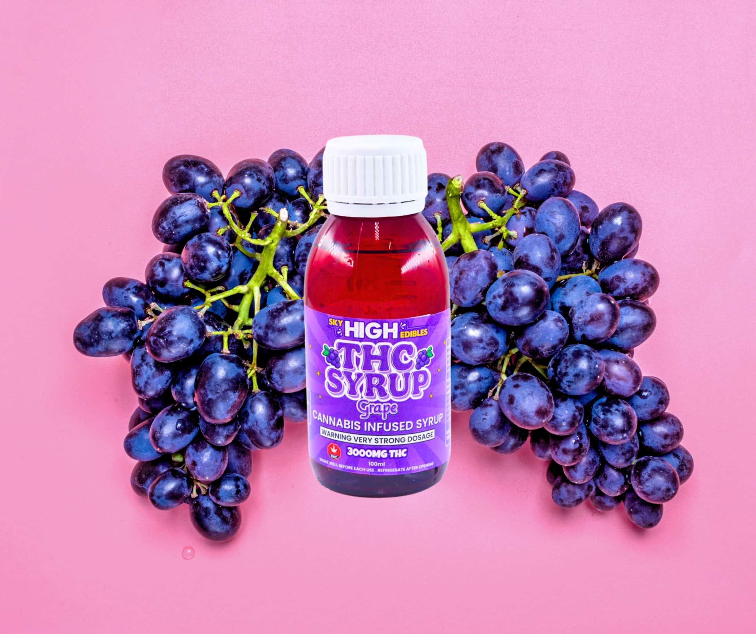 Sky High Syrup - Grape 3000mg THC - West Coast Cannabis Sky High Syrup - Grape 3000mg THC - West Coast Cannabis