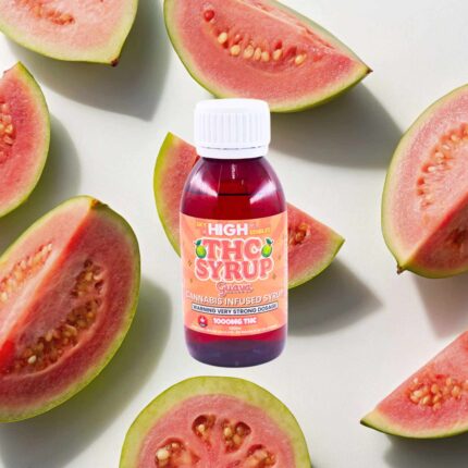 Sky High Syrup - Guava 1000mg THC - West Coast Cannabis