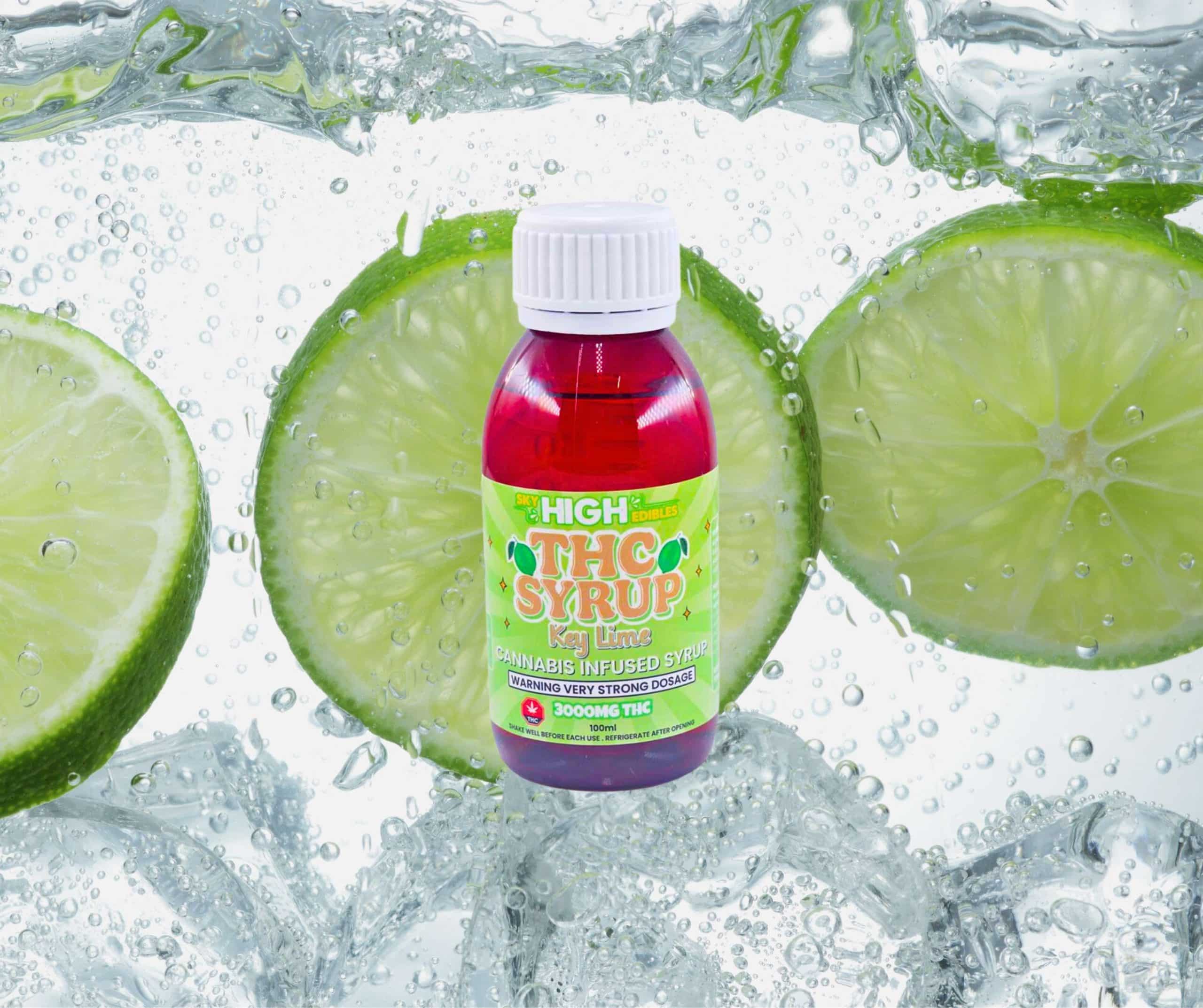 Sky High Syrup - Key Lime 3000mg THC - West Coast Cannabis Sky High Syrup - Key Lime 3000mg THC - West Coast Cannabis