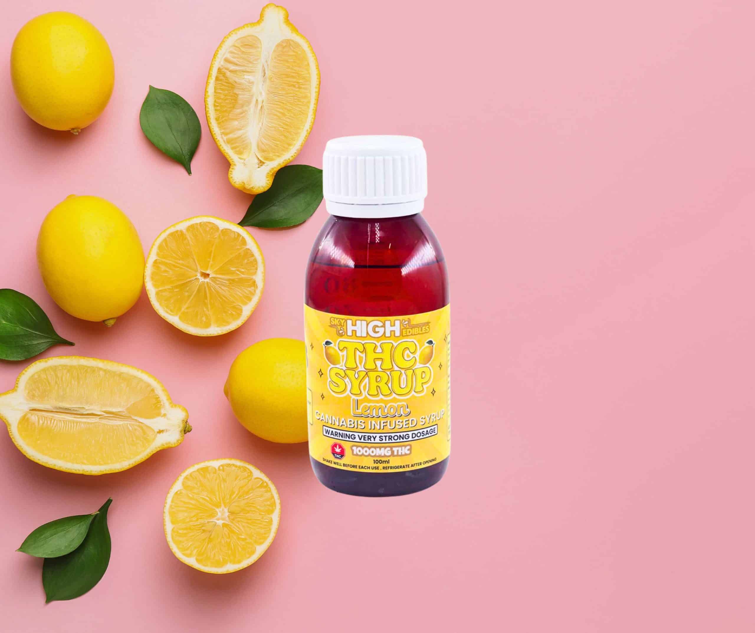 Sky High Syrup - Lemon 1000mg THC - West Coast Cannabis Sky High Syrup - Lemon 1000mg THC - West Coast Cannabis