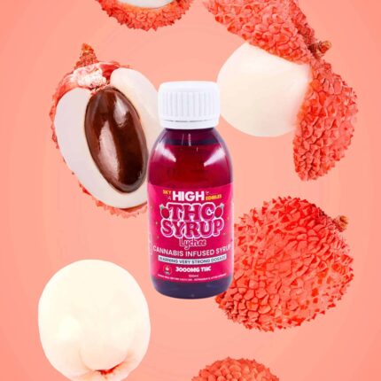 Sky High Syrup - Lychee 3000mg THC - West Coast Cannabis
