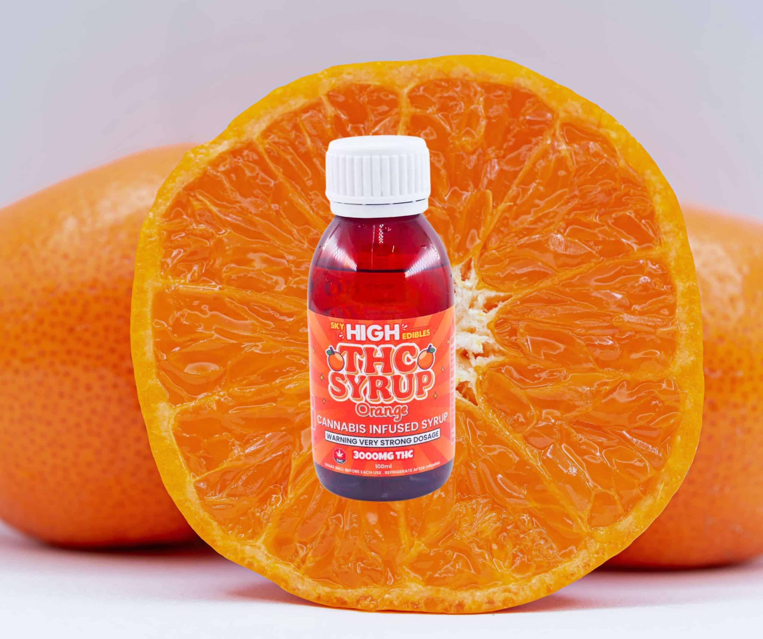Sky High Syrup - Orange 3000mg THC - West Coast Cannabis Sky High Syrup - Orange 3000mg THC - West Coast Cannabis