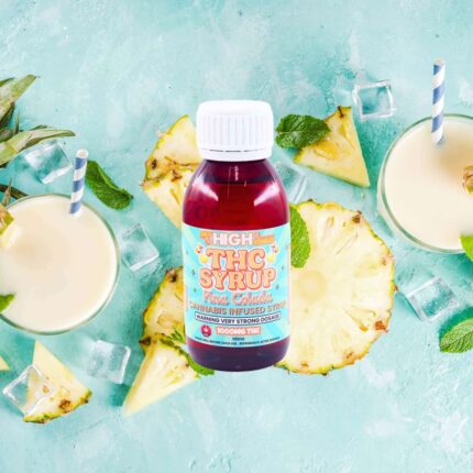 Sky High Syrup - Pina Colada 1000mg THC - West Coast Cannabis