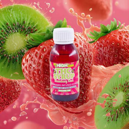 Sky High Syrup - Strawberry Kiwi 3000mg THC - West Coast Cannabis