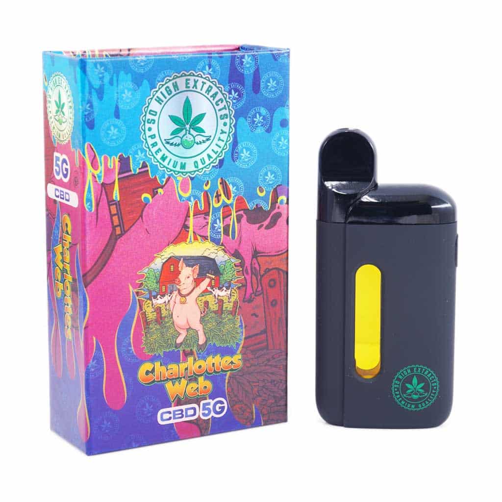 So High Extracts CBD Disposable Pen - Charlotte's Web 5ML - West Coast Cannabis So High Extracts CBD Disposable Pen - Charlotte's Web 5ML - West Coast Cannabis