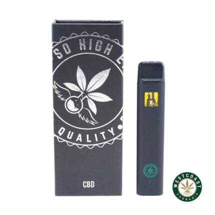 So High Extracts CBD Disposable Pen - Limoncello 2ML - West Coast Cannabis