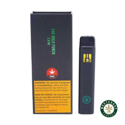 So High Extracts Disposable Pen - 24K Gold Punch 2ML (Hybrid) - West Coast Cannabis