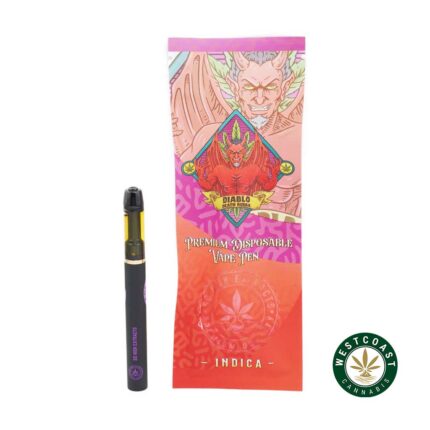 So High Extracts Disposable Pen - Diablo Death Bubba 1ML (Indica) - West Coast Cannabis