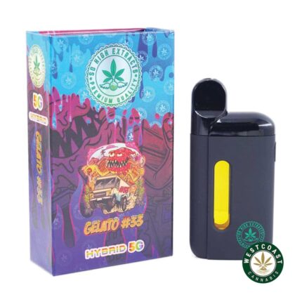 So High Extracts Disposable Pen - Gelato #33 5ML (Hybrid) - West Coast Cannabis