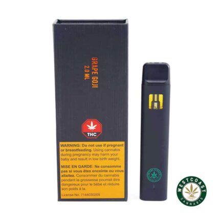 So High Extracts Disposable Pen - Grape Goji 2ML (Sativa) - West Coast Cannabis