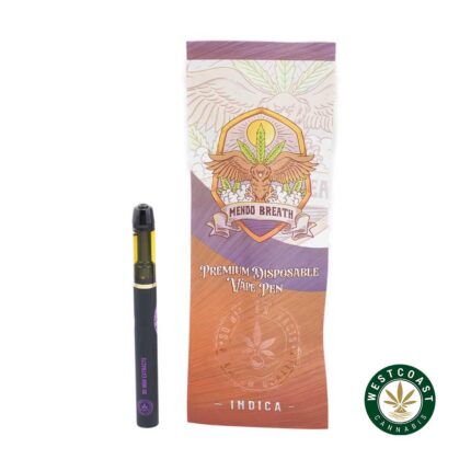 So High Extracts Disposable Pen - Mendo Breath 1ML (Indica) - West Coast Cannabis
