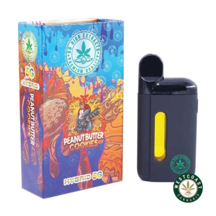 So High Extracts Disposable Pen - Peanut Butter Cookies 5ML (Hybrid) - West Coast Cannabis
