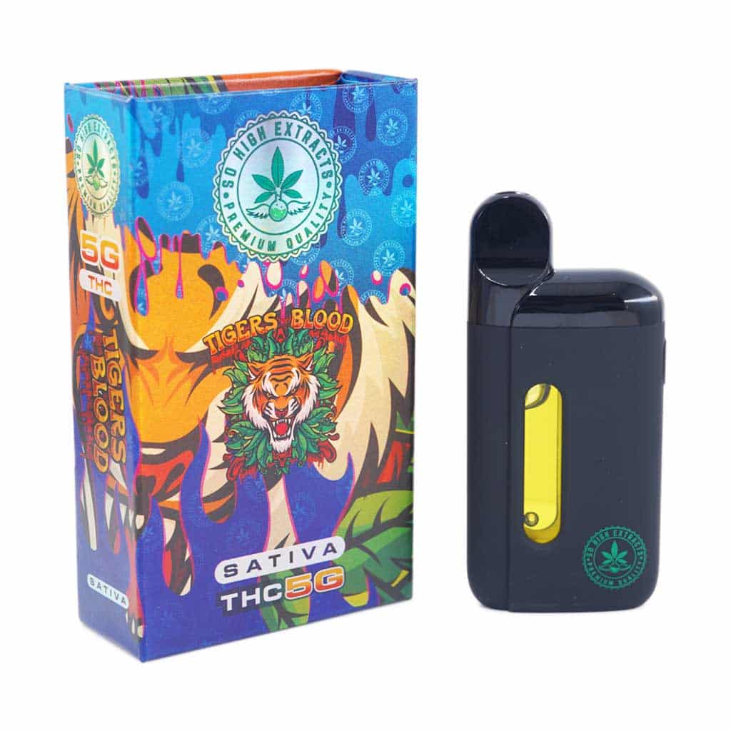 So High Extracts Disposable Pen - Tiger Blood 5ML (Sativa) - West Coast Cannabis So High Extracts Disposable Pen - Tiger Blood 5ML (Sativa) - West Coast Cannabis