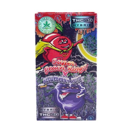 So High Extracts - Dual Chamber Pen - Super Peach Rings + Blueberry Yum (4 Grams + 4 Grams) - West Coast Cannabis
