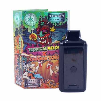So High Extracts - Dual Chamber Pen - Tropical Melon + Orange Soda (4 Grams + 4 Grams) - West Coast Cannabis