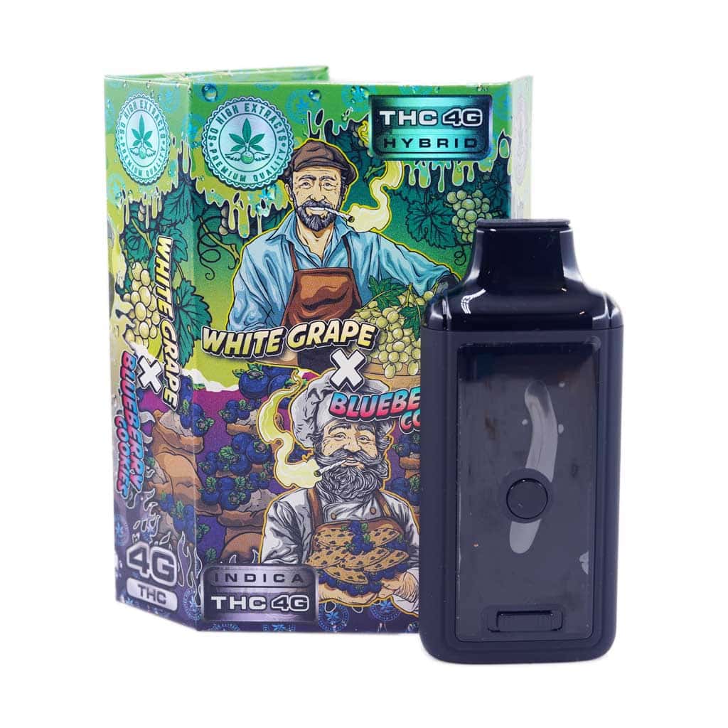 So High Extracts - Dual Chamber Pen - White Grape + Blueberry Cookies (4 Grams + 4 Grams) - West Coast Cannabis So High Extracts - Dual Chamber Pen - White Grape + Blueberry Cookies (4 Grams + 4 Grams) - West Coast Cannabis